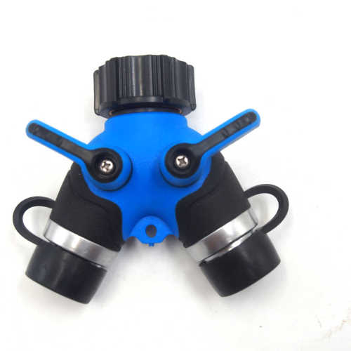 Outdoor Metal Garden Water Hose Splitter