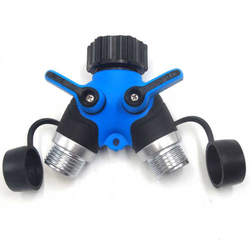 Outdoor Metal Garden Water Hose Splitter