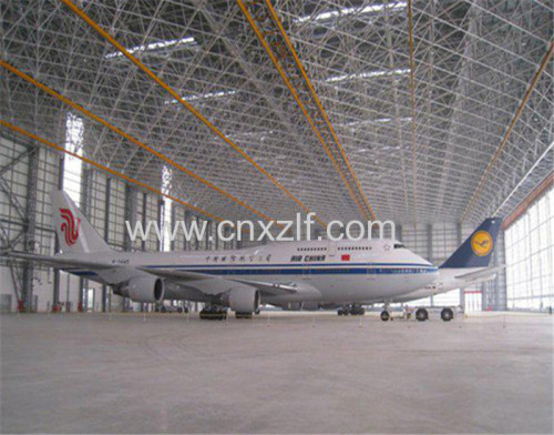 Flexible Design Prefab Structural Steel Beam Steel Constructed Aircraft Hangar