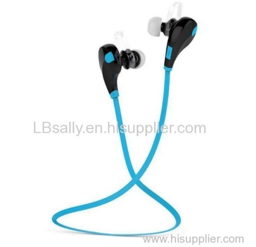 In-ear QI7 Stereo Bluetooth earphone Bluetooth 4.1 Sport headphone FashionHeadsets Studio Music Earbulds With Mic