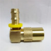 DME style 90 degree elbow push lok hose fittings quick couplings