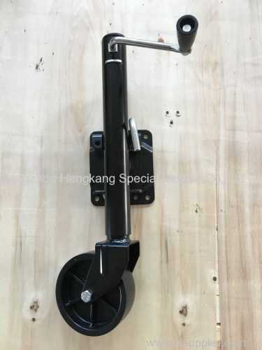 Side Wind Swivel Plate Boat Trailer Jack Stand with Rubber Wheel