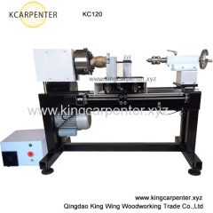 mini cnc wood turning lathe machines for wooden beads and small wooden products
