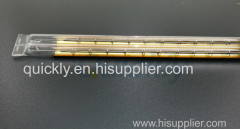 Shortwave twin tube infrared heating element