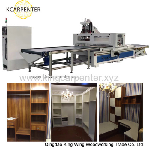hight quality woodworking cnc machine 3-Axis Auto Loading&Unloading Woodworking Machine of cnc routers