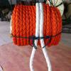 Polyester Rope 80mm 8 Strands Orange