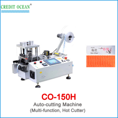 CREDIT OCEAN auto belt cutting machine with hot cutter