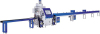 Automatic Spray Paitning Line for wood lines/PVC profiles/moulding/door frame