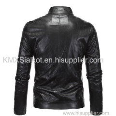 LEATHER MEN FASHION JACKET