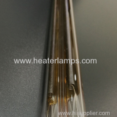 medium wave quartz heater for glass bending