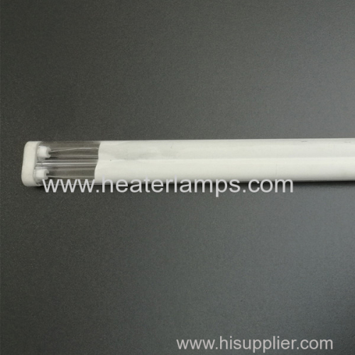 semi white plating medium wave ir heater lamps