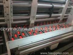 Full automatic 4 color printing slotting die cutting machine with stacker/Corrugated carton box printing machine