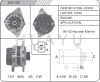 AUTO HYUNDAI ELANTRA ALTERNATOR MOTOR 12V 90A