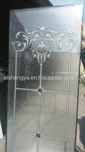 Glass arts for interior dooror home decorative material such as partation both in home and office with or without frame
