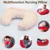 Sandexica Nursing Pillow Breastfeeding Baby Infant Functional Comfortable U Type Multi-Functional Pillow