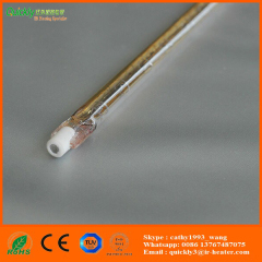 gold coating short wave tungsten heating lamps