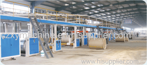 3Layer corrugated cardboard production line