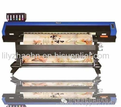 Printing size is 1800mm double head UV printing machine