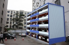 PSH automated puzzle 4 layer steel structure smart parking system