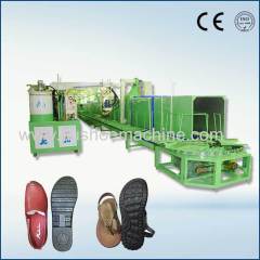 pu footwear manufacturing machine