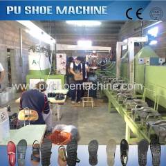 PU shoe sole injection machine for sandals