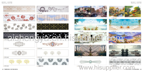 High-definition digital printing on HD paper stick on wood sheet as furniture panel or home decoration