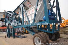 Long Lifetime Mobile Concrete Batching Plant With Easy Installation