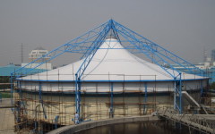 Membrane Structure for sewage tank