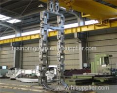 stainless steel rigid dummy bar used in R6 continuous casting machine