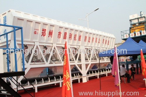 Large Productivity Belt Concrete Batching Machine With Separated Weighing System