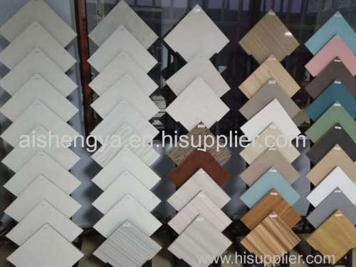 Wood sheets overed with HD paper or PVC film for home furniture & office decorative & construction