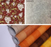 Non-woven vinyl flooring sheet