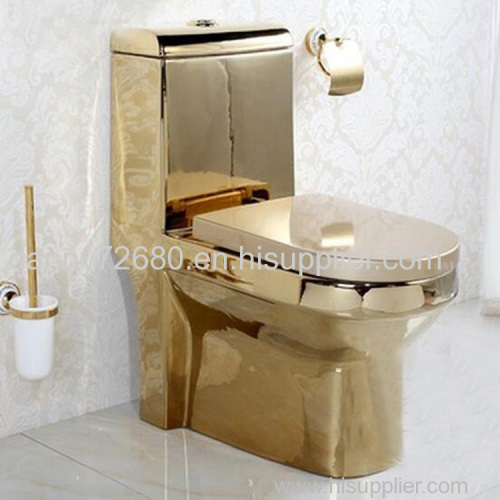 bathroom ceramic gold-plated modern toliets
