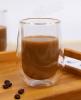High Quality 200ml Wholesale Europe Style Double Wall Glass Coffee Cup Mug Tea Cup Glassware