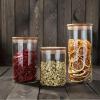 Borosilicate Glass Storage jars with Tea and Coffee Container