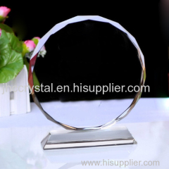 Round Shaped K9 crystal award for custmoized souvenir