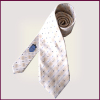 Latest Fashion custom Made Silk White Necktie
