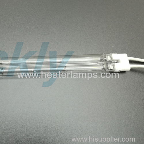 transparent twin tube heating lamps