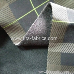 Rib Bonded with Poly Micro Plush Fleece Fabric