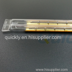 Short unheated length quartz infrared lamps