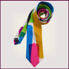 Bright-Coloured Degradation Color Digital Printed Custom Silk Necktie