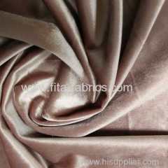 Plain Dyed Poly Soft French Velvet