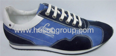 Blue mens flat shoes