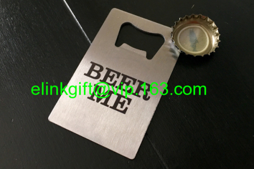 wholesale price credit card bottle opener business card