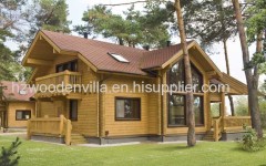 Hot Sale Russian Pine Wood Prefabricated Wooden House Bungalow
