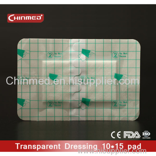 Low Allergenic Transparent Wound Dressing Tegaderm Transparent Film Dressing