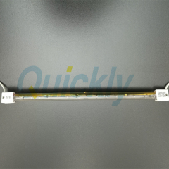 SK15 quartz tube heater with gold reflector