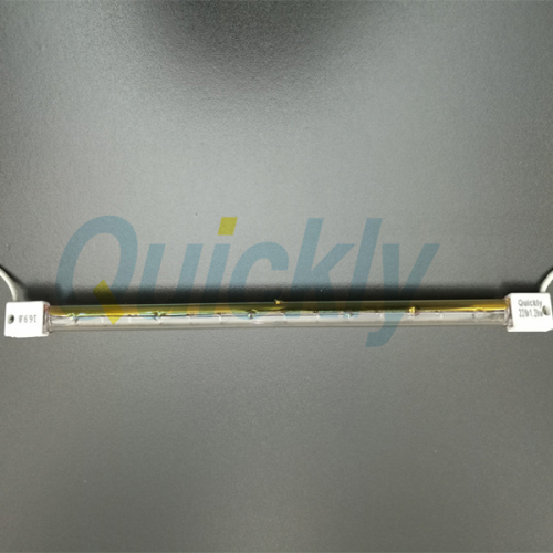 SK15 quartz tube heater with gold reflector