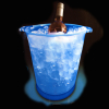 cheap price plastic LED ice bucket for beer