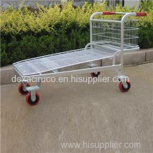 Industrial Cargo Storage Collapsible Galvanized Warehouse Trolley